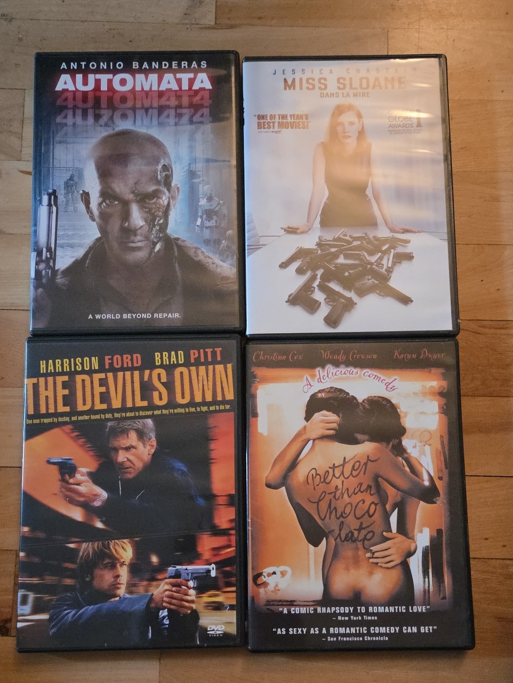 Four DVD's 15$